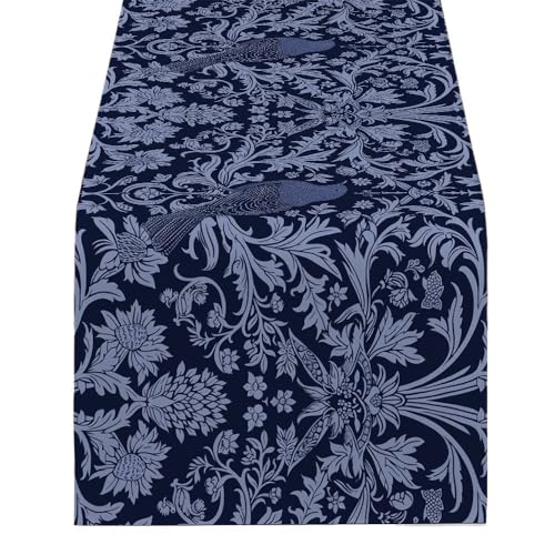 ZHAOQIN Tischläufer Modern Vogel-Tischläufer for Esstischdekoration und Zubehör, bedruckter Läufer, Dekor, Party, Esszimmerdekoration, Partyzimmer(1518(5),150-33cm 59-13inch) von ZHAOQIN