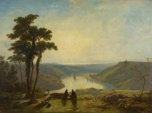 ZHAOSHAN Bekannt Kunst Poster Leinwand Tier Bild Blick von Durdham Down von Baker Pyne klassischer Kunstdruck für Wanddekoration 60x90cm von ZHAOSHAN