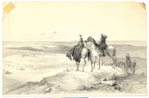 ZHAOSHAN Bekannt Kunst Poster Leinwand Tier Bild Florence Nightingale und Mr. Bracebridge Hill mit Blick auf Sebastopol von Parthenope Nightingale klassischer Kunstdruck für Wanddekoration 60x90cm von ZHAOSHAN