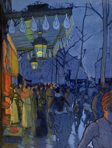 ZHAOSHAN Bekannt Kunst Poster Leinwand Tier Bild Straßenszene um fünf Uhr nachmittags von Louis Anquetin klassischer Kunstdruck für Wanddekoration 60x90cm ZHAOSHAN Bekannt Kunst Poster Leinwand Tier Bild Straßenszene um fünf Uhr nachmittags von Louis Anquetin klassischer Kunstdruck für Wanddekoration 60x90cm von ZHAOSHAN