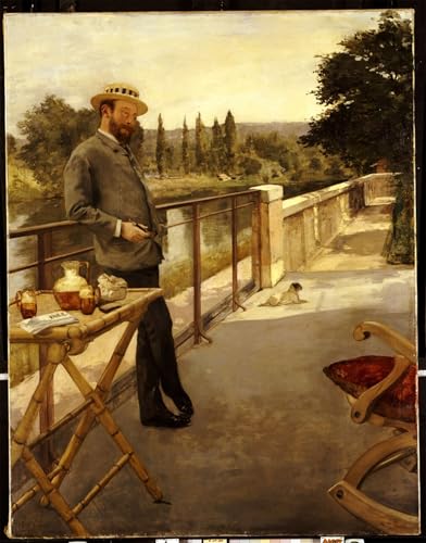 ZHAOSHAN Bekannt Wanddekorationen Gemalde Wand-Kunst Bild Ein eleganter Mann auf einer Terrasse von Henri Gervex Wandbilder Drucke Poster für Wanddekoration 60x90cm von ZHAOSHAN