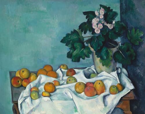 ZHAOSHAN Bekannt Wanddekorationen Gemalde Wand-Kunst Bild Stillleben mit früchten und einem Topf Primeln von paul cézanne Wandbilder Drucke Poster für Office Home Decor 60x90cm ZHAOSHAN Bekannt Wanddekorationen Gemalde Wand-Kunst Bild Stillleben mit früchten und einem Topf Primeln von paul cézanne Wandbilder Drucke Poster für Office Home Decor 60x90cm von ZHAOSHAN