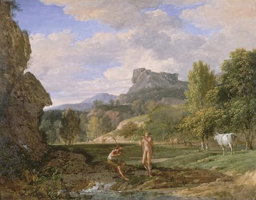 ZHAOSHAN Berühmte Gemälde Moderne Kunst Wandbild Poster Kunstdrucke Argus von Pierre Henri De Valenciennes Poster Bilder Leinwand für Wanddekoration 60x90cm von ZHAOSHAN