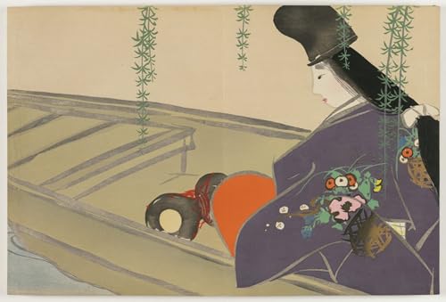 ZHAOSHAN Berühmte Gemälde Moderne Kunst Wandbild Poster Kunstdrucke Blumen der hundert Welten Asazuma in ihrem Boot von Kamisaka Sekka Poster Bilder Leinwand für Office Home Decor 60x90cm ZHAOSHAN Berühmte Gemälde Moderne Kunst Wandbild Poster Kunstdrucke Blumen der hundert Welten Asazuma in ihrem Boot von Kamisaka Sekka Poster Bilder Leinwand für Office Home Decor 60x90cm von ZHAOSHAN
