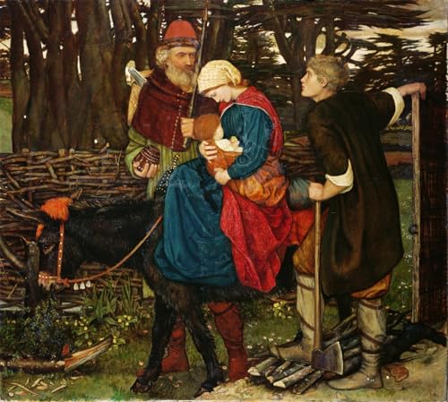 ZHAOSHAN Berühmte Gemälde Moderne Kunst Wandbild Poster Kunstdrucke Die Heilige Familie von Roddam Spencer Stanhope Poster Bilder Leinwand für Wanddekoration 60x90cm ZHAOSHAN Berühmte Gemälde Moderne Kunst Wandbild Poster Kunstdrucke Die Heilige Familie von Roddam Spencer Stanhope Poster Bilder Leinwand für Wanddekoration 60x90cm von ZHAOSHAN