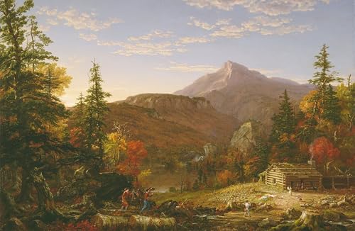 ZHAOSHAN Berühmte Gemälde Moderne Kunst Wandbild Poster Kunstdrucke Die Rückkehr Des Jägers Von Thomas Cole Poster Bilder Leinwand für Wanddekoration 60x90cm ZHAOSHAN Berühmte Gemälde Moderne Kunst Wandbild Poster Kunstdrucke Die Rückkehr Des Jägers Von Thomas Cole Poster Bilder Leinwand für Wanddekoration 60x90cm von ZHAOSHAN