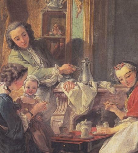 ZHAOSHAN Berühmte Gemälde Moderne Kunst Wandbild Poster Kunstdrucke Frühstück von François Boucher Poster Bilder Leinwand für Wanddekoration 60x90cm von ZHAOSHAN