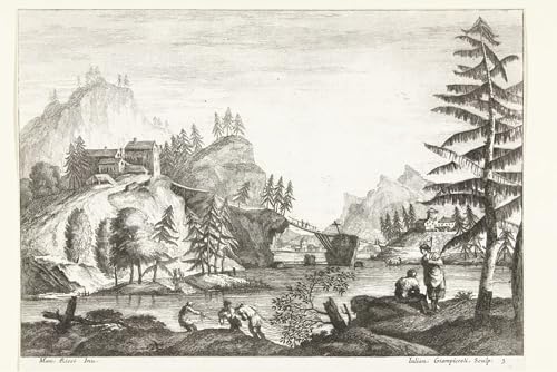 ZHAOSHAN Berühmte Gemälde Moderne Kunst Wandbild Poster Kunstdrucke Landschaft mit Fluss und einigen Figuren von Giuliano Giampiccoli Poster Bilder Leinwand für Wanddekoration 60x90cm ZHAOSHAN Berühmte Gemälde Moderne Kunst Wandbild Poster Kunstdrucke Landschaft mit Fluss und einigen Figuren von Giuliano Giampiccoli Poster Bilder Leinwand für Wanddekoration 60x90cm von ZHAOSHAN