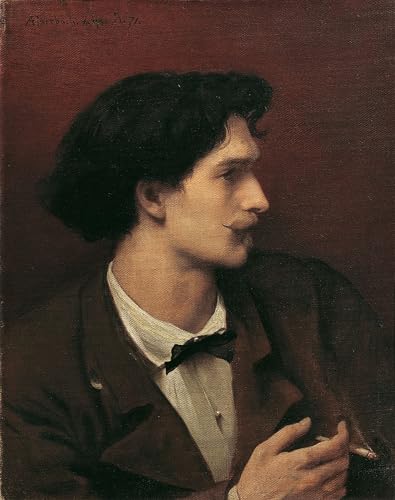 ZHAOSHAN Berühmte Gemälde Moderne Kunst Wandbild Poster Kunstdrucke Selbstbildnis mit Zigarette von Anselm Feuerbach Poster Bilder Leinwand für Wanddekoration 60x90cm ZHAOSHAN Berühmte Gemälde Moderne Kunst Wandbild Poster Kunstdrucke Selbstbildnis mit Zigarette von Anselm Feuerbach Poster Bilder Leinwand für Wanddekoration 60x90cm von ZHAOSHAN