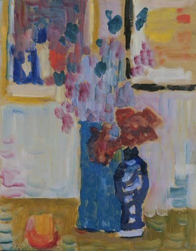 ZHAOSHAN Berühmte Gemälde Moderne Kunst Wandbild Poster Kunstdrucke Stillleben mit blumen von alexej von jawlensky Poster Bilder Leinwand für Wanddekoration 60x90cm von ZHAOSHAN