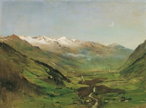 ZHAOSHAN Berühmte Gemälde Moderne Kunst Wandbild Poster Kunstdrucke das Gasteinertal I von Anton Romako Poster Bilder Leinwand für Wanddekoration 60x90cm ZHAOSHAN Berühmte Gemälde Moderne Kunst Wandbild Poster Kunstdrucke das Gasteinertal I von Anton Romako Poster Bilder Leinwand für Wanddekoration 60x90cm von ZHAOSHAN