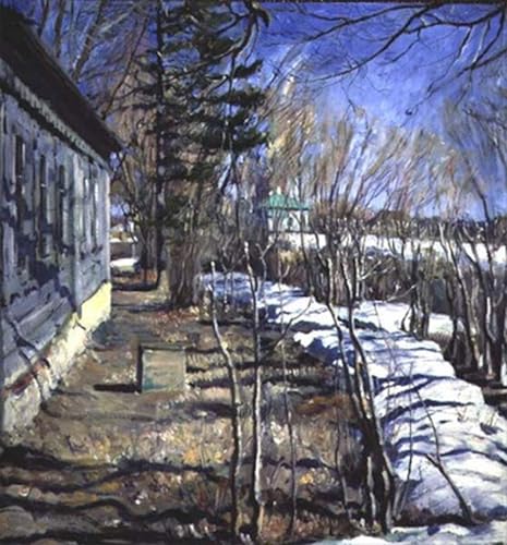 ZHAOSHAN Vintage Tier Bilder Grafiti Kunst Poster Frühling von Sergei Arsenevich Vinogradov Vintage Wandbild für Office Home Decor 60x90cm von ZHAOSHAN