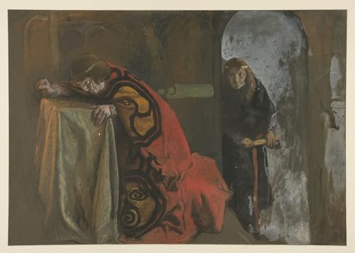 ZHAOSHAN klassischer Leinwand drucken Ölgemälde Wandbilder Weiler von Edwin Austin Abbey Abstraktes Foto Bild für Wanddekoration 60x90cm von ZHAOSHAN