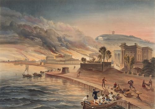 ZHAOSHAN klassischer Leinwand drucken Ölgemälde Wandbilder die Regierungsgebäude in Kertsch von William Simpson Abstraktes Foto Bild für Wanddekoration 60x90cm von ZHAOSHAN