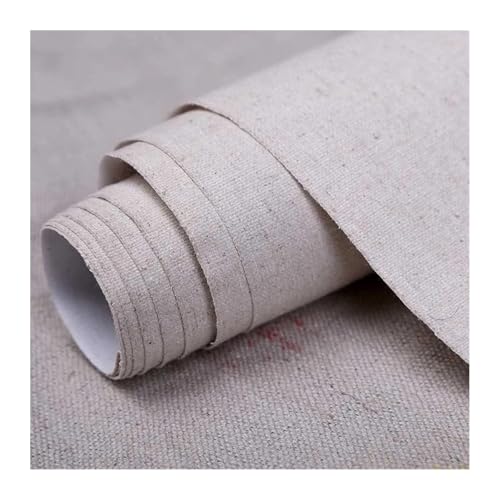 Professionelle leere Leinwand for Bemalen, Schicht Acryl-/Ölgemälde, Leinwand, Leinenmischung, grundiert, Künstlerbedarf for Künstler, 1 m, eine Rolle(1M long width 28cm) von ZHAOSHIXU