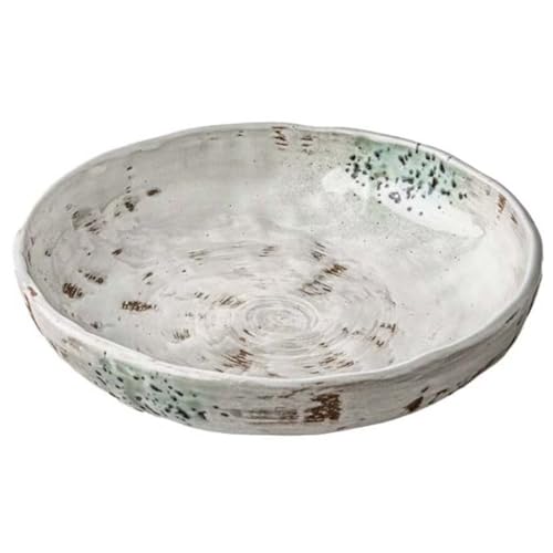 8-Zoll unregelmäßig geformte Salatschale, Retro-alterte Keramische Nudelschale Geschirr, Kapazität 860ml 8-Zoll unregelmäßig geformte Salatschale, Retro-alterte Keramische Nudelschale Geschirr, Kapazität 860ml von ZHAOSTORE