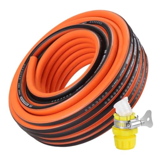 Gartenschlauch, PVC (12,5 mm Innendurchmesser x 17 mm Außendurchmesser), 1,27 cm, orangefarbener Mehrzweck-Bewässerungsschlauch für Wasserzufuhr und Gartenarbeit von ZHAOSTORE