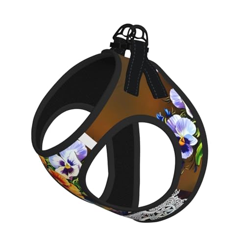 M Leash Hundegeschirr, kleine Größe, Blumen-Diamant-Malerei, Haustier-Leinen-Set, reflektierend, für Outdoor und Spaziergänge mit dem Hund M Leash Hundegeschirr, kleine Größe, Blumen-Diamant-Malerei, Haustier-Leinen-Set, reflektierend, für Outdoor und Spaziergänge mit dem Hund von ZHAOUR