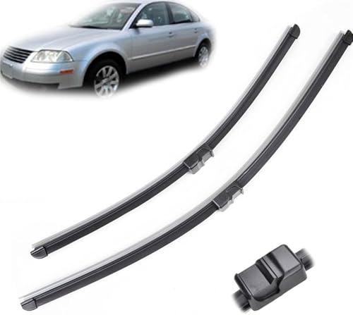 ZHAOWLI Scheibenwischer Set für VW Passat B5.5 2002 2003 2004 2005, Auto Scheibenwischerblatt Ersatz-Scheibenwischer für Frontscheibe Ersatzwischblätter von ZHAOWLI