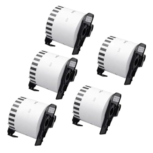 5 Rollen kompatible DK-11234 DK-11247 DK-22211 DK-22212 DK-11209 Thermal-Etikettpapier Kompatibel mit QL-1100 1050N 720NW 800 810W 820 NWB 1115NWB(5 Rolls DK-22212) von ZHAOXCAIN