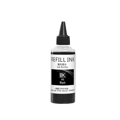 ZHAOXCAIN 100 ml Pigmenttinte kompatibel mit SURECOLOR T3100 SC-T3100 SC-T3100N T5100 SC-T5100 SC-T5100N Kompatibel mit Drucker der T40D-Serie(Black - T40D1) von ZHAOXCAIN