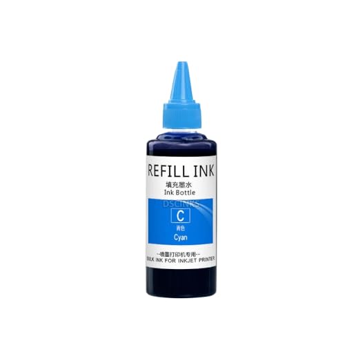ZHAOXCAIN 100 ml Pigmenttinte kompatibel mit SURECOLOR T3100 SC-T3100 SC-T3100N T5100 SC-T5100 SC-T5100N Kompatibel mit Drucker der T40D-Serie(Cyan - T40D2) von ZHAOXCAIN
