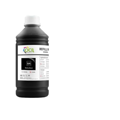 ZHAOXCAIN 1000 ml Pigmenttinte, kompatibel mit PFI-120 Kompatibel mit TM200 TM205 TM300 TM305 TM5300 TM5305 TM5200 TM5205 Drucker(Magenta) von ZHAOXCAIN