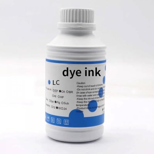 ZHAOXCAIN 500ml Farbstofftintenkompatibel mit IPF650 IPF655 IPF685 IPF700 IPF710 IPF750 IPF755 IPF760 IPF765 PLANDTER PRIDTER Printer SCHLAGSPEKTE SCHINTER(LC) von ZHAOXCAIN