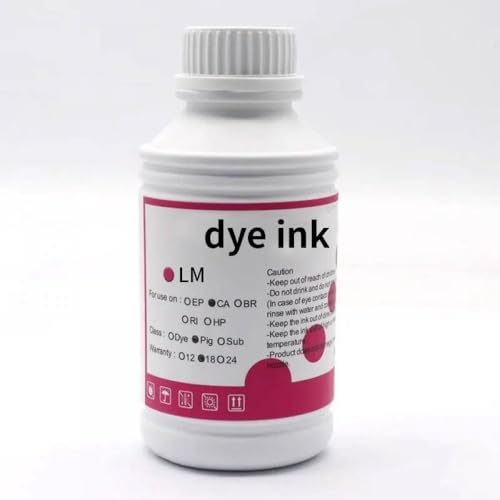 ZHAOXCAIN 500ml Farbstofftintenkompatibel mit IPF650 IPF655 IPF685 IPF700 IPF710 IPF750 IPF755 IPF760 IPF765 PLANDTER PRIDTER Printer SCHLAGSPEKTE SCHINTER(LM) von ZHAOXCAIN