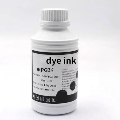 ZHAOXCAIN 500ml Farbstofftintenkompatibel mit IPF650 IPF655 IPF685 IPF700 IPF710 IPF750 IPF755 IPF760 IPF765 PLANDTER PRIDTER Printer SCHLAGSPEKTE SCHINTER(PBK) von ZHAOXCAIN