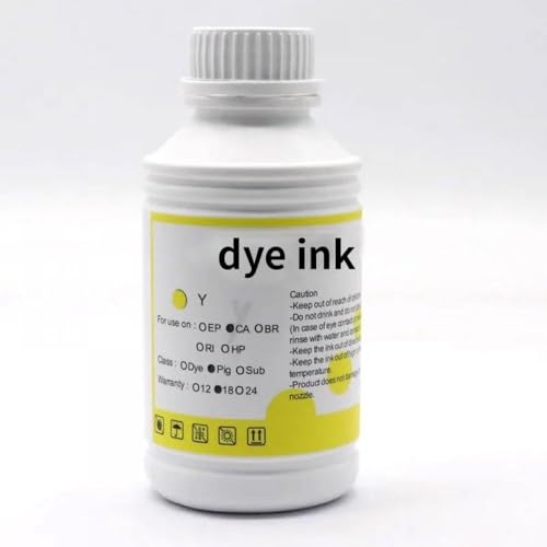 ZHAOXCAIN 500ml Farbstofftintenkompatibel mit IPF650 IPF655 IPF685 IPF700 IPF710 IPF750 IPF755 IPF760 IPF765 PLANDTER PRIDTER Printer SCHLAGSPEKTE SCHINTER(Y) von ZHAOXCAIN