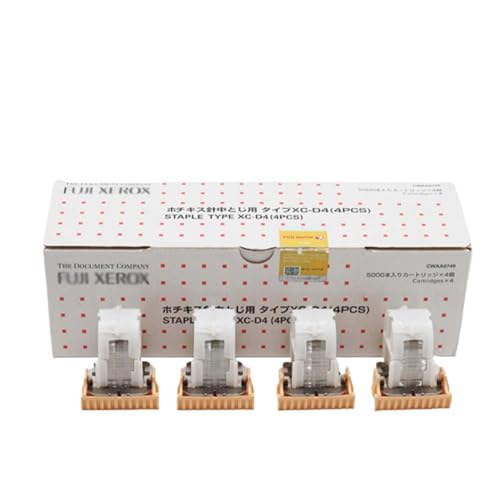 ZHAOXCAIN Bookbinding Nagel Staple Typ XC-D4 Patronenbox kompatibel mit 4110 4112 4127 1100 D95 4595 7000 7080 Modelle(1Set 4PCS 20000nails) von ZHAOXCAIN