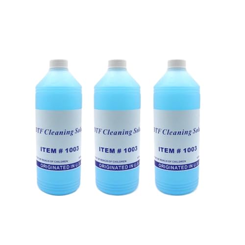 ZHAOXCAIN DTF-Druckkopf-Reinigungslösung Kompatibel mit Druckköpfe kompatibel mit DX4 DX5 DX7 L1800 L805 L800 1390 I3200 250 ml 500 ml 1000 ml DTF-Tintenreinigungsflüssigkeit(Cleaner 250ML) von ZHAOXCAIN