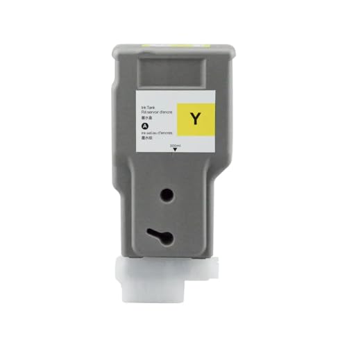 ZHAOXCAIN Kompatible 320 PFI 320 PFI-320 300 ml Tintenpatrone mit Chip Kompatibel mit Drucker der TM-Serie 200 205 300 305(Yellow) von ZHAOXCAIN