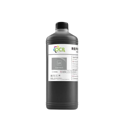 ZHAOXCAIN Kompatible Drucker, einschließlich 4880 4880C 4000 7600 9600 7800 9800 Verwenden Sie kompatible 1000 ml K3 -Pigmentinte Kompatibel mit die Treuedruckung kompatibler 1000 ml K3 -Serie(LK) von ZHAOXCAIN