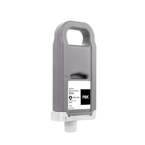 ZHAOXCAIN Kompatible PFI710-Dye-Tintenpatronen Kompatibel mit TX2000 TX3000 TX4000-Drucker mit Chip(Black (Dye)) von ZHAOXCAIN