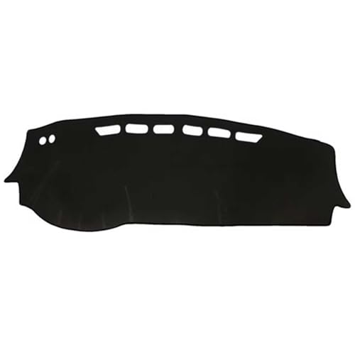 ZHAOYIJIE Auto Dashboard Matte für Nissan Kicks P15 2016-2024, Auto Armaturenbrett Matte Anti Rutsch Schmutzmatte, Velours-Fixierkissen Armaturenbrettmatte, Innenzubehör,Black von ZHAOYIJIE