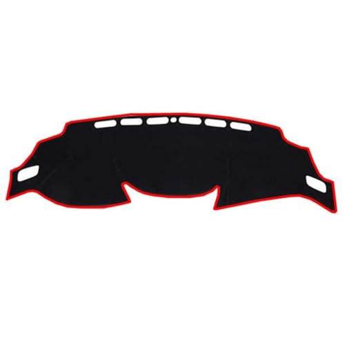 ZHAOYIJIE Auto Dashboard Matte für Nissan Qashqai J11 2014-2020, Auto Armaturenbrett Matte Anti Rutsch Schmutzmatte, Velours-Fixierkissen Armaturenbrettmatte, Innenzubehör,Red von ZHAOYIJIE