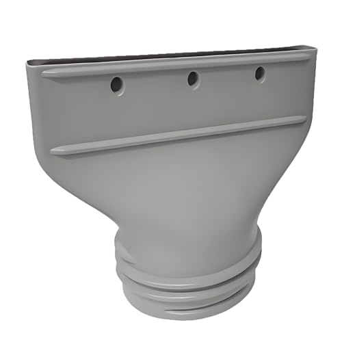 Flacher Klimaanlage Abluftschlauch Adapter, Klimaanlage Schlauch Adapter für 130mm/150mm Durchmesser Abluftschlauch Klimagerät Fenster, für Mobile/Auto Klimagerät, 22 x 25 cm (1) von ZHAOZHI