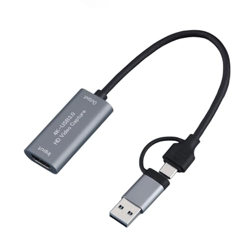 ZHAPEG 2-in-1-HDMI Kompatible Videoaufnahmekarte 2K 50FPS USB3.0 Typ C High Recorder Für Spielvideo Live Streaming ZHAPEG 2-in-1-HDMI Kompatible Videoaufnahmekarte 2K 50FPS USB3.0 Typ C High Recorder Für Spielvideo Live Streaming von ZHAPEG