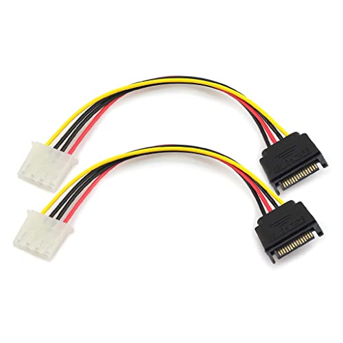 ZHAPEG 2Pcs 15Pin Stecker Auf IDE Molex 4Pin Weibliche Verlängerung Power Adapter Kabel Für ATA Festplatten ROM Laufwerk ZHAPEG 2Pcs 15Pin Stecker Auf IDE Molex 4Pin Weibliche Verlängerung Power Adapter Kabel Für ATA Festplatten ROM Laufwerk von ZHAPEG