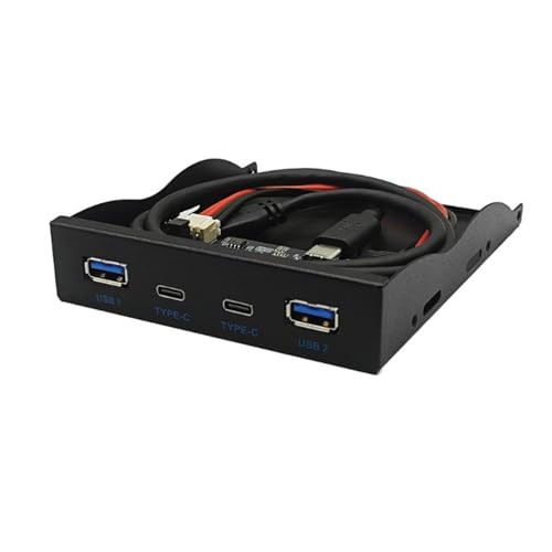 ZHAPEG 3 5-Zoll Frontplatten USB Hub Interner USB Hub Mit 10 Gbit/s USB 3.2 Gen2 USBC Anschluss TypeE Header Passend Für 3 5-Zoll PC Computer ZHAPEG 3 5-Zoll Frontplatten USB Hub Interner USB Hub Mit 10 Gbit/s USB 3.2 Gen2 USBC Anschluss TypeE Header Passend Für 3 5-Zoll PC Computer von ZHAPEG
