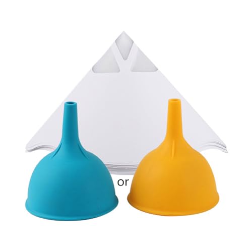 ZHAPEG 3D Drucker DLP Papier Silikonfilter 101-teiliges Photocuring Verbrauchsmaterial Harz Zubehör Papier Und Silikontrichter Set von ZHAPEG