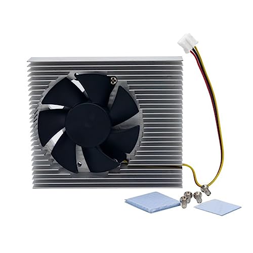 ZHAPEG Leiser Aluminium Kühlkörper Mit Lüfter Für Entwicklungsboard Kühlkörper Läuft Reibungslos. Metallkühler Heizkörper ZHAPEG Leiser Aluminium Kühlkörper Mit Lüfter Für Entwicklungsboard Kühlkörper Läuft Reibungslos. Metallkühler Heizkörper von ZHAPEG