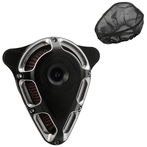 ZHAUPMCB Luftfilter Drehbarer Luftfilter, roter Filter, passend für Harley Sportster 1200 XL1200S Sport Xl883, Regenschutz Motorluftfilter(RED Filter) von ZHAUPMCB