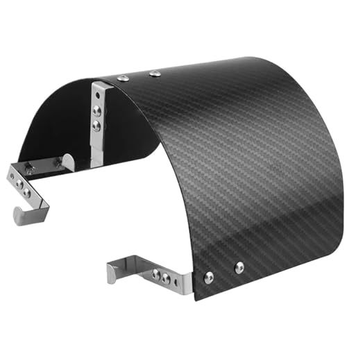 ZHAUPMCB Luftfilter Für 2,5" - 3,5" Universal Air Intake Filter Hitzeschild Abdeckung Auto Luftfilter Abdeckung Staub Schild Motorluftfilter(Carbon) von ZHAUPMCB