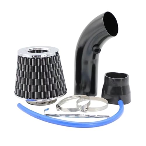 ZHAUPMCB Luftfilter Luftfilter Universal 76mm Auto-Luftfilter Aluminium-Ansaugfilter Pilzkopf Auto-Luftfilter-Ansaugkit Motorluftfilter(Blk kit1100) von ZHAUPMCB