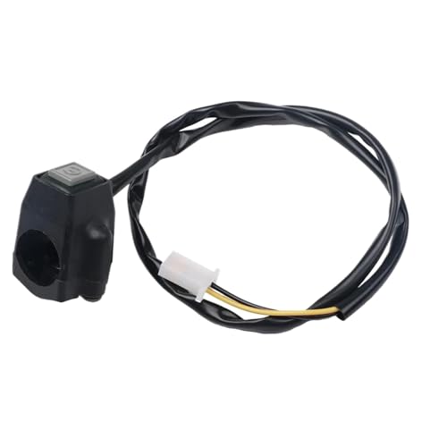 ZHAUPMCB Motorrad Schalter Multifunktions Lenker Schalter ATV Motorrad Starten Horn Töten Off Stop Schalter Taste Motorrad Zubehör Control Griff Schalter(Start Gray) von ZHAUPMCB
