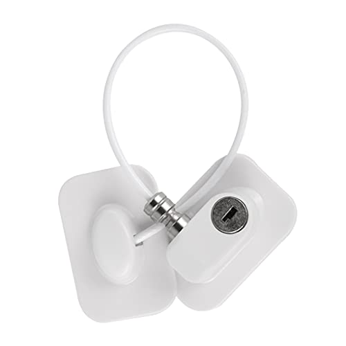 ZHCHAO 1 Stück Fensterverriegelung Kindersicherungsschloss Schutz für Babys Kinder durch Baby Lock Fenster Türschränke Begrenzung Schlösser (Farbe: Silber, Größe: As von ZHCHAO
