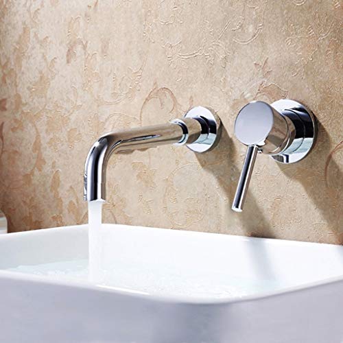 ZHCHAO Badezimmer Waschbecken Wasserhahn Mischbatterie Messing Wasserhahn Mischbatterie Badezimmer Wasserhahn Kupfer warm und kalt in der Wand Einbaumischer Waschtisch Konsole Waschbecken Waschtisch ZHCHAO Badezimmer Waschbecken Wasserhahn Mischbatterie Messing Wasserhahn Mischbatterie Badezimmer Wasserhahn Kupfer warm und kalt in der Wand Einbaumischer Waschtisch Konsole Waschbecken Waschtisch von ZHCHAO